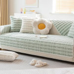 KCCRHIN Lihtne diivanikate L/U kuju Diivanikate 1 2 3 4-kohaline paksendatud pluusist diivanikate libisemisvastane diivanikate Diivanikaitse pestav diivanikate, Agreen, 110 x 240 cm / 43 x 94.5 tolli