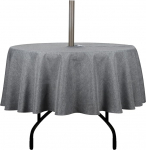 V&auml;litingimustes kasutatav laudlina, kortsukindel, plekikindel, veekindel pol&uuml;esterkangast laudlina t&otilde;mblukuga, vihmavarju auk piknikuks/pidu/&otilde;htus&ouml;&ouml;giks, terrassiks, aeda (70 tolli, &uuml;mmargune,