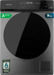 Cecotec soojuspumbaga kuivati - 9 kg - Bolero DressCode Dry 9400 Steel A+++. 600 W, madal tarbimine, Full Touch, Easy Iron, 15 programmi, automaatne kuivatamine ja roostevabast terasest trummel.