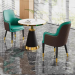 Freizeit-Couchtisch mit 2 St&uuml;hlen, Set f&uuml;r B&uuml;ro, Hotel und Gesch&auml;ftsempfang