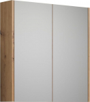 trendteam smart living - Touch - peegelkapp - Artisan Oak - 3 sektsiooni ja 2 riiulit (B x K x S) 69 x 70 x 15 cm - riiulid reguleeritavad 3 k&otilde;rgusele - kriimustuskindel