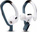 WC HookZ - patenteeritud t&auml;iustatud &uuml;le k&otilde;rvarihma AirPods Pro 1, 2 ja AirPods 1, 2 ja 3 jaoks - pakendis on kaks suurust paari Wicked Cushions'i poolt valmistatud | segatud marmorist