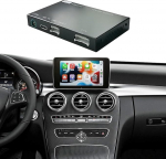 Ninetom Carplay traadita j&auml;relpaigalduskomplekt dekooder 2015-2018 Mercedes Benz C GLC CLA GLA klassi W205 jaoks koos NTG5.0 s&uuml;steemiga, toetab Android Car, Mirrorlink, tahavaate kaamera