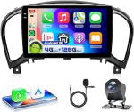 4G 128G VECHTEL 9-tolline Bluetooth autoraadio Nissan Juke J15 2010-2019 / YF15 Infiniti ESQ 2011-2017 Carplay Android Car, Android 15, EQ, WiFi GPS, Mirror Link, RDS/FM raadio 2 DIN koos AHD tagantvaatega