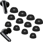 Aiivioll Soundcore P40i k&otilde;rvaklapid, mis &uuml;hilduvad Anker Soundcore P40i asendusega S/M/L, 3 suurust, pehme kummist silikoon, paindlikud k&otilde;rvaklapid, geeliga &uuml;mbris, sobib &uuml;mbrikusse, tarvikud, must, 6 paari