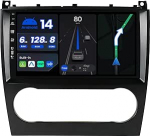 6G + 128G - Android 12 IPS autoraadio sobib Benz C-klassile W203 W209 C180 C200 CL203 C209 (2004-2007) - Traadita CarPlay/Android auto - Kaamera ja mikrofon - 9-tolline 2 DIN - DAB SWC Fast-Boot 36 0-CAM
