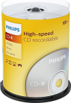 Philips CD-R plaadid High-Speed (700 MB / 80 minutit, 52x kiirus, 100 spindlit)