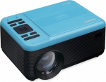 Lenco LPJ-500 - Bluetooth projektor - Miniprojektor - DVD m&auml;ngija - 2800 luumenit - 30 000 tundi eluiga - Full HD - Bluetooth 5.0-2 x HDMI - USB - SD port - AV-in - VGA - Sinine
