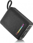 NGS Roller Furia 1 Black - kaasaskantav k&otilde;lar Bluetooth-tehnoloogiaga, RGB tuled, IPX6 veekindel, 15 W, True Wireless, USB, aku kestvus 9 tundi, must