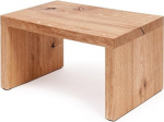 moritzhome Rustic Oak Stool with Many Branch Holes Solid Wood Stool