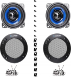 Blaupunkt ICx 401, 2-suunaline k&otilde;lar, 100 mm, 4 tolli, 140 W