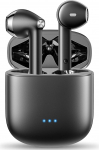 kauguo Bluetooth-Kopfh&ouml;rer, kabellos, Bluetooth 5.4, mit 4 ENC, Ger&auml;uschunterdr&uuml;ckung, HiFi-Stereo, Bass, 42 tundi, kabellose Kopfh&ouml;rer, IPX6, wasserdicht, Sport, f&uuml;r iOS Android, Schwarz