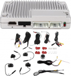 360 kraadine Bird View Surround s&uuml;steem, linnusilma vaatega autokaamera 360&deg; Bird View s&uuml;steem koos eesmise tagumise vasakpoolse parema tagavaraparkimise 4-suunalise kaameraga Panoraamakujuline autojuhtimise lisavarustus