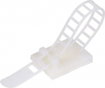 hankimise kaart 25 tk reguleeritavad kleepuvad kaabliklambrid kaabli korraldaja koos valikulise kruvi kinnitamisega elektrijuhtmete kinnitamiseks kaabli sidemetega 91x8mm valge