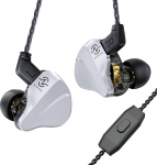 keephifi CCZ Duet BC04 PRO In-Ear Monitor k&otilde;rvaklapid, 1BA + 1DD Bass In-Ear k&otilde;rvaklapid, 10 mm Dual Magnetic DD Wired Earbud, eemaldatav 5N OFC kaabel, IEM pop, s&uuml;mfoonia, keelpillimuusika jaoks