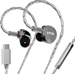 CCA Phoenix In-Ear Monitor k&otilde;rvaklapid, Dual Magnetic Dynamic Driver IEM HiFi Clear Sound & Deep Bass, t&auml;ismetallist professionaalsed m&auml;nguk&otilde;rvaklapid muusikutele, lauljatele