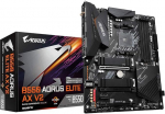 GIGABYTE B550 AORUS ELITE AX V2 Motherboard - AMD Ryzen 5000 CPUs, 12+2 Phase VRM, up to 4733MHz DDR4, 1xPCIe 4.0 + 1xPCIe 3.0 M.2, Wi-Fi 6E, 2.5GbE LAN, USB 3.2 Gen 2