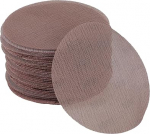 HEROFFIX 50 St&uuml;ck 7 Zoll Abranet Schleifnetz Anti-Verstopfung Klettstaubfreies Netz Schleifpapier 320 K&ouml;rnung Braun Aluminiumoxid