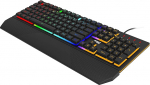 AOC GK200 Gaming Keyboard - PC klaviatuur inglise paigutusega, 25 Anti-Ghosting klahvi, 25N Key Rollover ja 1,8 m pikkune kaabel