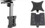 RICOO monitoride ja televiisorite laeplaadi kinnitus 13-33-tollistele televiisoritele ja Ergotroni kiirlahendusmonitori kinnitus LCD-monitorile must 60-589-060