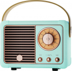 Retro Bluetooth k&otilde;lar, kaasaskantav traadita k&otilde;lar sisseehitatud mikrofoniga, Hi-Fi stereoheli, kodudekoratsiooni k&otilde;lar tuppa, s&uuml;nnip&auml;evakingitused teismelistele, poistele, t&uuml;drukutele, naistele