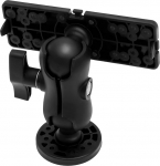 Fish Finder Holder Echo Sounder Mounting Base Universal Marine Electronic Holder 360 kraadi p&ouml;&ouml;ratav Echo Sounder koos palli paigaldamise ja paigaldusplaadiga Fishfinder Boat Kayak Accessories (must)