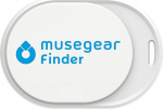 musegear&reg; app key finder mini - valge - 1 pakend - v&otilde;tmete leidmine, nutitelefon, kaugjuhtimispult - nutitelefoni Bluetooth GPS haakeseadeldis
