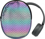 kwmobile &uuml;mbris Sony WH-CH520 / WH-CH510 / MDR-ZX110 k&otilde;rvaklappide &uuml;mbris metallist kunstnahast ja nailonist - mitmev&auml;rviline