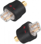 okcsc 0,78/0,75 Dual Pin kaabel MMCX isase adapteri t&ouml;&ouml; 0,78/0,75 2 Pin kaabel &uuml;hendatud Shure MAGAOSI K5 LZA4 A5 SE215 SE315 SE535 846 425 mustaga