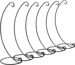 13-tolline ornamentide v&auml;ljapaneku stend suurte k&auml;sit&ouml;&ouml;de jaoks, rasked klaasist kristallid, n&otilde;iakuuli hoidja, suur j&otilde;ulukaunistus, Halloweeni dekoratsioon, rippuvad konksud, terraariumid,