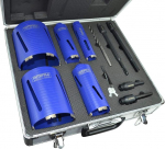Faithfull FAIDCKIT11 Diamond Core Drill Kit with Case (Pack of 11)