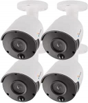 NIVIAN -KIT 4 &uuml;hikut Bullet Type Fake Camera, Real Camera Replica, Dummy Veekindel Fake Surveillance Security Camera - Corona Real IR LED ja PIR - Fake CCTV simuleeritud kaamera