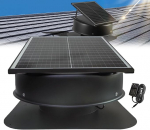 Solar-Dachventilator | 42-W-Solar-Dachbodenventilator Mit Automatischem Temperatursensor, Netzteil, F&uuml;r Zuhause, Garage, Wohnmobil, Gesch&auml;ft (Ger&auml;usch &le; 35 Dba) SolarAtticFan