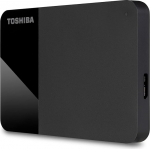Toshiba 1 TB Canvio Ready kaasaskantav v&auml;line k&otilde;vaketas, 2,5-tolline, USB 3.2 Gen 1 kiirusega, &uuml;hildub Microsoft Windows 8.1, 10, 11 ja macOSiga, must, HDTB410EK3AA