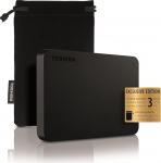 TOSHIBA Canvio Basics Exclusive 2,5" 1TB USB 3.2 Gen-1 (HDTB510MK3AA) kaasaskantav v&auml;line k&otilde;vaketas (koos kaitsekotiga)