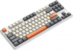 K87 75% traadita m&auml;nguklaviatuur, TKL 80% Hot-Swap mehaaniline klaviatuur, kolmikrežiim BT5.0/2.4GHz/USB kaabel, kompaktsed 87 klahvi, Lightsync RGB valgustus, programmeeritav, laetav 3000 mAh- hall