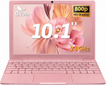 Mini s&uuml;learvuti 10.1 tolli Ultra &otilde;huke kerge Windows 11 Celeron N4020.8G DDR4 Veebikaamera USB 3.0 Type C HDMI Ideaalne lastele ja t&auml;iskasvanutele (roosakas kuldne, 8G+128G SSD)