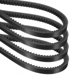 QUARKZMAN 4 St&uuml;ck AX49 EPDM Keilriemen, Rohkanten Gezahnter Industrie Gummiriemen 1/2" Breite x 51" Au&szlig;enumfang Antriebsriemen Hammasriemen Flachriemen