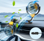 F5502 12V kahepealine autoventilaator