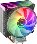 Mars Gaming MCPU-VR Black CPU Heatsink, Dual Infinity Mirror ARGB, 4 HCT Heatpipes, 180W TDP, Ultra-Quiet PWM 12 cm ventilaator