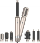 6 in 1 Auto Hair Wrap Hairstyler, TANSHINE Hei&szlig;luftb&uuml;rste Volumen Ff&ouml;hnb&uuml;rste Warmluftb&uuml;rste Set,Haar Lockenstab Hot Air Blow Dryer Brush