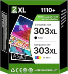 303XL HP Envy Photo 6220 printerile, A4, Wi-Fi, kahepoolne, automaatne, multifunktsionaalne (fotoprinter, skannimine, kopeerimine) arvutile ja nutitelefonile - must