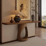 Puidust konsoollaud, sissep&auml;&auml;sulaua diivani taga, koridorilaud maal&auml;hedases stiilis, elutuppa, sissep&auml;&auml;su, koridori (100 cm / 39.4 tolli)