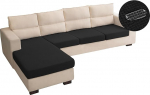 Wasserabweisende, L-f&ouml;rmige Couchbez&uuml;ge, 4 St&uuml;ck, Sofa-Sitzkissen-Schonbez&uuml;ge, Stretch, separater Bezug f&uuml;r Chaiselongue, f&uuml;r linke und rechte Couch f&uuml;r Haustiere (3-Sitzer + Chaisel&eacute;,
