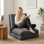 Bean Bag Bed Folding Cord Diivan, 4-in-1 konverteeritav p&otilde;randale diivan suure tihedusega vahtpol&uuml;stri t&auml;itmisega, eemaldatav ja masinpesuga kate elutuppa, kolledži &uuml;hiselamusse, k&uuml;lalisvoodisse (Hall)