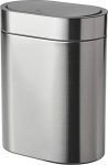 IKEA BROGRUND Touch Top Bin Roostevabast terasest pr&uuml;gikast vannituppa ja k&ouml;&ouml;ki - 4 liitrit - 21 x 14 x 27 cm - h&otilde;bedane