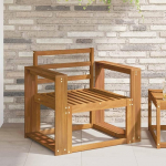 Moderne Outdoor Sofagarnitur aus langlebigem Akazienholz als Gartenm&ouml;bel Set f&uuml;r eine Moderne Garten Sofagarnitur aus Massivholz Akazie und langlebige Terrassenm&ouml;bel Akazie