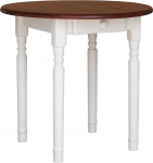k koma &Uuml;mmargune m&auml;nnist s&ouml;&ouml;gilaud Puidust k&ouml;&ouml;gilaud Valge sahtliga Country House Style Calvados (50 cm)