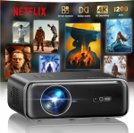 Projektor 4K Auto Focus/Keystone WiFi Bluetooth Full HD 1080P