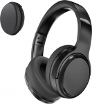 Juhtmevabad Bluetooth k&otilde;rvaklapid, k&otilde;rvaklapid mikrofoniga, 40 tundi aku kestvust, HiFi stereobass, kergesti kokkupandav, sisaldab hoiukasti, reisimiseks, t&ouml;&ouml;ks ja igap&auml;evaseks kasutamiseks, mustad